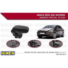 Niken Peugeot 301 İçin Vidasız Kol Dayama Kolçak 2012 Sonrası Kolay Montajlı
