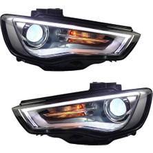 Auto GP Audi a3 8v ön far lambası mercekli dolu 2016 / 2016 halogen uyumlu