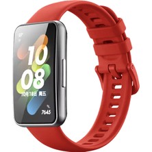 Nezih Case Huawei Band 7 Uyumlu Renkli Şık Tasarım Jel Silikon Kordon