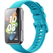 Nezih Case Huawei Band 7 Uyumlu Renkli Şık Tasarım Jel Silikon Kordon