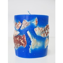 Missi Marin Deniz Kabuklu Mavi Mum