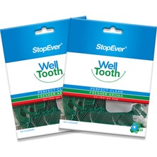 Stopever Well Tooth Kürdanlı Diş Ipi-Süper Ekonomik Paket 2x150 - 300 Adet