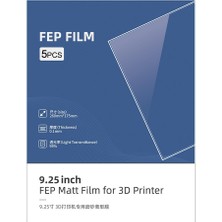 Anycubic Fep Mat Film 9.25'' (5 Adet)