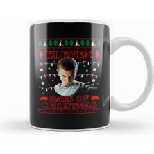 Humuts Stranger Things Eleven Days Of Christmas Knit Kupa Bardak Porselen