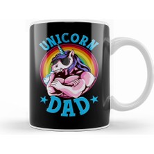 Humuts Unicorn Dad Proud Fathers Of A Unicorn Princess Kupa Bardak Porselen