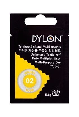 Dylon Elde Boyama -Altın Sarısı-Multi Purpose Dye-Golden Glow 5.8 Gr. - Kumaş Boyası - Giysi Boyası