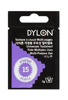 Dylon Elde Boyama -Windsor Mor-Multi Purpose Dye-Windsor Purple 5.8 Gr. - Kumaş Boyası / Giysi Boyası