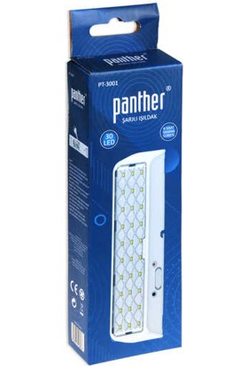 Panther PT-3001 30 Smd LED Şarjlı Işıldak
