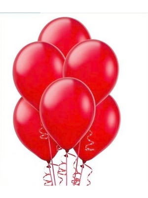 Tatlı Günler Party Shop Metalik Kırmızı Balon 20´li Paket