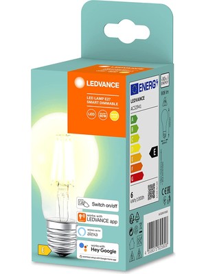 Ledvance LED Filamant Lamba, 7 W, 806 Lümen, Bluetooth Kontrol