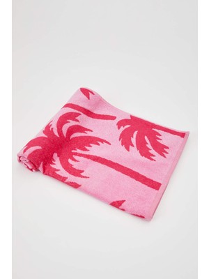 DeFacto Palmiye Desenli Plaj Havlusu 