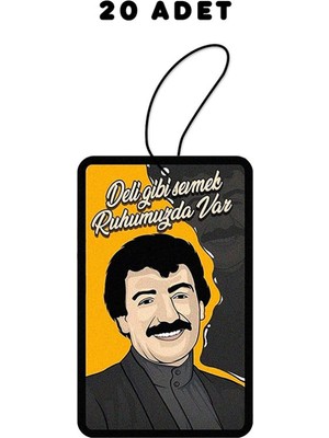 odaburada 20 Adet Müslüm Gürses Tasarımlı Premium Oto Araç Kokusu ve Aksesuarı