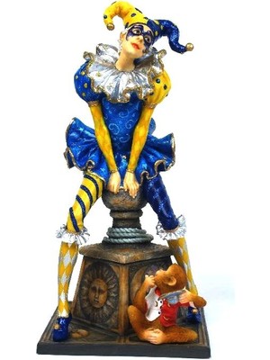 Veronese Collection Maymunlu Soytarı Joker Figürü 27CM