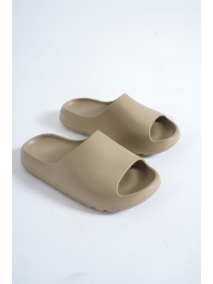 Ozyo Marcelo Koyu Bej Erkek Eva Plaj Terliği