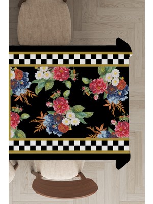 RugViva Leke Tutmayan Dokuma Elit Yıkanır Kumaş Mackenzie Leke Tutmayan Masa Örtüsü MSO222