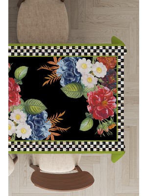 RugViva Leke Tutmayan Dokuma Elit Leke Tutmayan Kumaş Mackenzie Yıkanır Masa Örtüsü MSO463