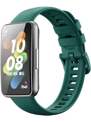 Nezih Case Huawei Band 7 Uyumlu Renkli Şık Tasarım Jel Silikon Kordon