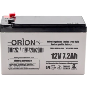 12V 7.2AH Kuru Bakımsız Akü