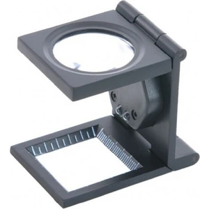 NİKULA-25X25 mm Full Çelik Kaplı Katlamalı Büyüteç