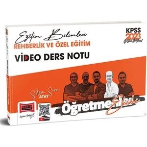 Yargı Yayınevi  KPSS 2023 Eğitim Bilimleri Öğretmenler Ekibi Rehberlik ve Özel Eğitim Video Ders Notları