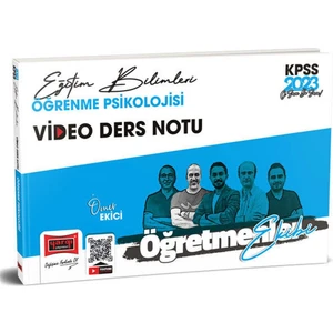 Yargı Yayınevi KPSS 2023 Eğitim Bilimleri Öğretmenler Ekibi Öğrenme Psikolojisi Video Ders Notları