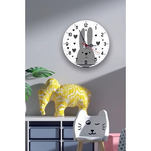 Çocuk Odası Sessiz Akar Duvar Saati Modelleri Model No: 1377