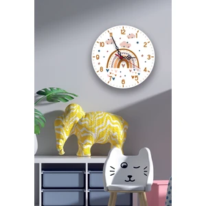 Çocuk Odası Sessiz Akar Duvar Saati Modelleri Model No: 1421