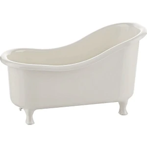 Banyo Düzenleyici Dekoratif Mini Küvet Diş Fırçalık Sabunluk Lif Kabı Duş Düzenleyici Organizer