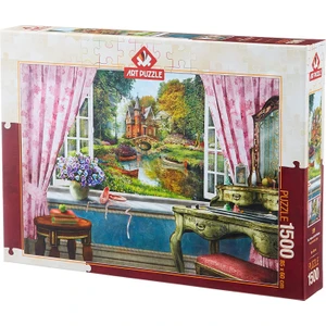 Art Puzzle Penceremdeki Şato 1500 Parça Puzzle
