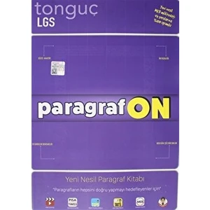 Tonguç Akademi 2020 LGS Paragrafon