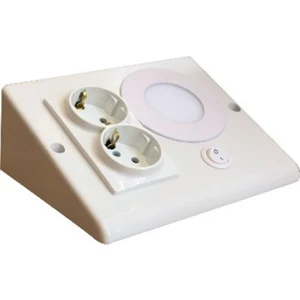 Çağatay Elektrik Tezgah Altı Prizli Aydınlatma 3 WATT/6500 K Beyaz Işık / Beyaz Kasa