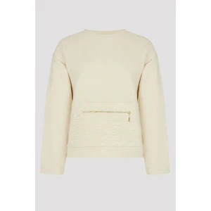 Gri Kapitone Sweatshirt