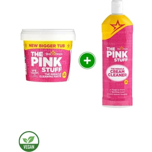 The Pink Stuff Mucizevi Miracle Temizlik Macunu 850 gr - Mucizevi Krem 500 ml