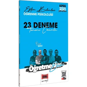 Yargı Yayınevi  KPSS 2023 Eğitim Bilimleri Öğretmenler Ekibi Öğrenme Psikolojisi Tamamı Çözümlü 23 Deneme