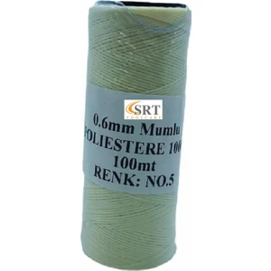 Sim Mumlu Iplik 0,6 mm 100MT (Leathercraft, Deri Hobi)