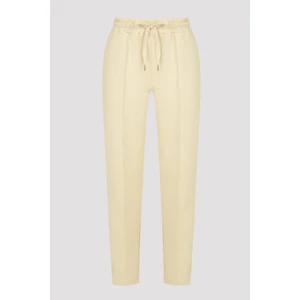 Bej Önden Dikiş Detaylı Pantolon