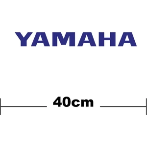 Yamaha Logo Yazı Sticker Etiket Tek Renk