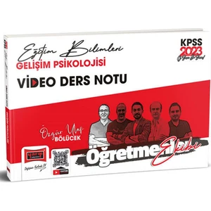 Yargı Yayınevi KPSS 2023 Eğitim Bilimleri Öğretmenler Ekibi Gelişim Psikolojisi Video Ders Notları
