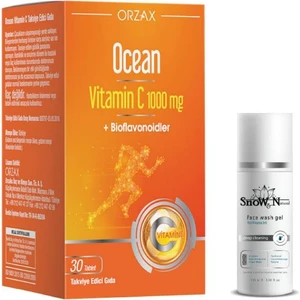 Vitamin C 1000 Mg 30 Tablet + Yüz Yıkama Jeli 100ml Hediyeli