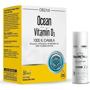 Vitamin D3 1000 Iu 50 Ml Damla + Yüz Yıkama Jeli 100ml Hediyeli