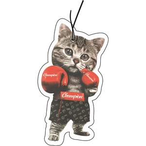 Champion Kedi Tasarımlı Premium Dekoratif Oto Kokusu ve Aksesuarı (Mango Esanslı)