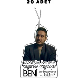 20 Adet Gibi Yılmaz Tasarımlı Premium Oto Araç Kokusu ve Aksesuarı