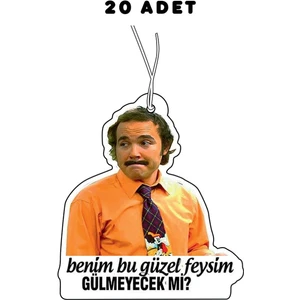 20 Adet Avrupa Yakası Burhan Altıntop Tasarımlı Premium Oto Araç Kokusu ve Aksesuarı