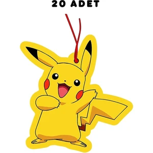 20 Adet Pikachu Tasarımlı Premium Oto Araç Kokusu ve Aksesuarı
