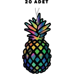 20 Adet Ananas Tasarımlı Premium Oto Araç Kokusu ve Aksesuarı