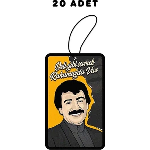 20 Adet Müslüm Gürses Tasarımlı Premium Oto Araç Kokusu ve Aksesuarı