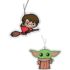 Harry Potter - Baby Yoda Tasarımlı Dekoratif Oto Kokusu ve Aksesuar Seti