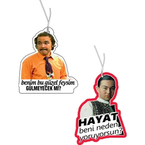 Burhan-Serdar Ortaç Komik Tasarımlı Dekoratif Oto Araç Kokusu ve Aksesuarı