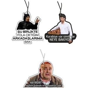 Sabri Abi-Özgür-Kuzey Komik Tasarımlı Dekoratif Oto Araç Kokusu ve Aksesuarı