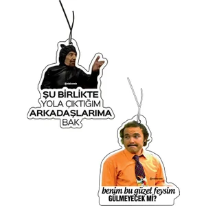 2'li Sabri Abi ve Burhan Altıntop Dekoratif Oto Kokusu ve Aksesuarı